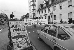 Freiburg im Breisgau: Protest gegen den Neubau der B 31 Ost