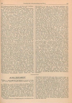 533-536 [Rezension] Snaith, Norman Henry, The Jewish new year festival