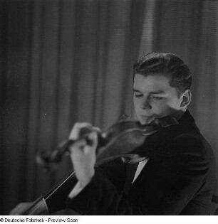 Porträt Violinist Manfred Scherzer
