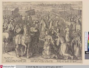 [The mothers of the Sabine virgins making peace; Die Mütter der Sabinerinnen bewirken den Frieden]