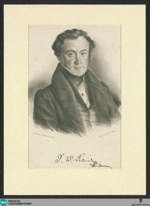 Kalliwoda, Johann Wenzel : Portrait; Lithographie - K 3170,690