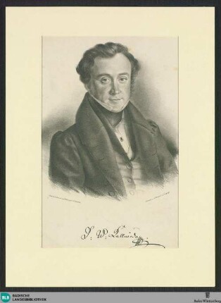 Kalliwoda, Johann Wenzel : Portrait; Lithographie - K 3170,690