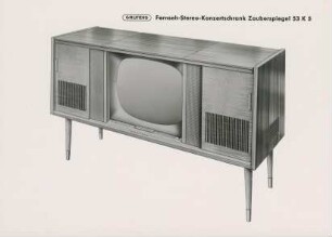 Grundig Fernseh-Stereo-Konzertschrank "Zauberspiegel 53 K 5" von Heinz R. Hübner