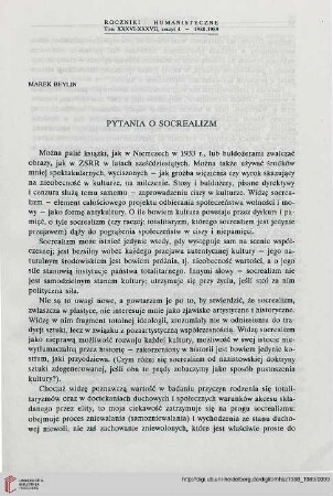 36/37: Pytanie o socrealizm