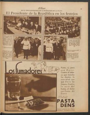El Presidente de la República en los festejos