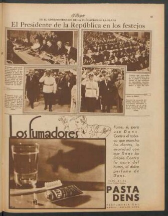 El Presidente de la República en los festejos