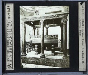 Palermo, Kathedrale,Palermo, Kathedrale, Grabmal Kaiser Friedrichs II.