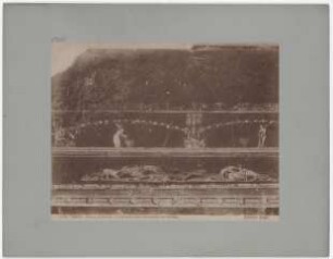 Pompei: Domus Vettiorum, Particolare della decorativa del triclinio, No. 11256