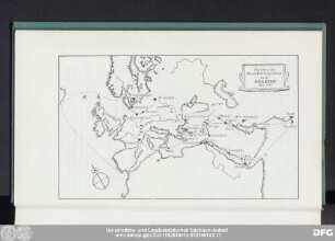 Reiseweg der Dänischen Expedition nach Arabien 1761-1767