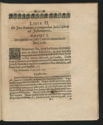 Caput I. De intentione Iulii Caesaris emendandi Ius Civile.