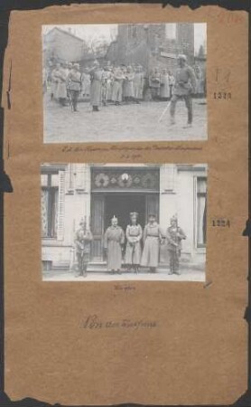 S.M. der Kaiser im Hauptquartier des deutschen Kronprinzen