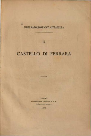 Il Castello di Ferrara