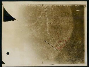 Foto des Geländes an der Eck-Schlucht südlich von Beaumont-en-Verdunois (Luftbild)