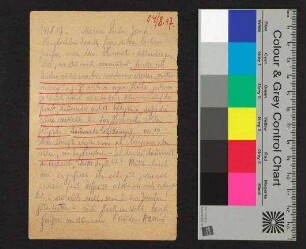 Feldpostkarte an Jena (Eugenie Knepscher [Mutter]) von Leutnant Knepscher
