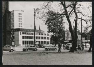 Düsseldorfer Schauspielhaus, Düsseldorf Wettbewerb: Straßenansicht Umgebung Martin-Luther-Platz