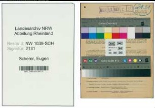 Entnazifizierung Eugen Scherer , geb. 21.05.1917 (Textilingenieur)