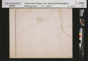 Freiherrlich von Burgker Steinkohlenwerke, Freital-Burgk, Glückauf- und Marienschacht, Tagessituation