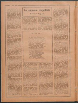 La suprema coquetería