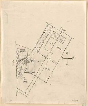 Fischer, Theodor; Gauting / Starnberg (Bayern); Ev. Christuskirche - Lageplan