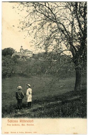 Röhrsdorf. Blick zum Schloss