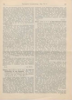 249-250 [Rezension] Uhlhorn, Gerh., Der Kampf des Christenthums mit dem Heidenthum. Bilder aus der Vergangenheit als Spiegelbilder für die Gegenwart. 3. verm. u. verb. Aufl