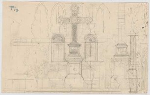 Thiersch, August ; München; Nordfriedhof, Grab Pechmann - Teilansichten