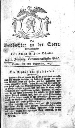 36. Stueck, 8. September 1823