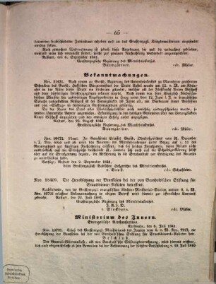 Verordnungs-Blatt für den Mittelrhein-Kreis. 1841, 15. Sept. = Nr. 21