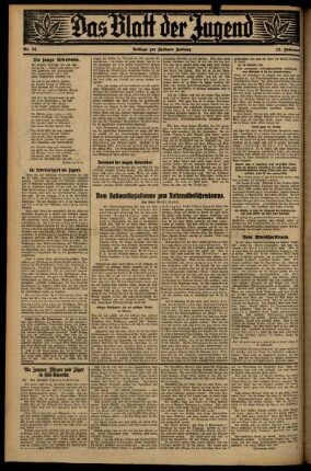 Zweite Ausgabe vom Mittwoch, den 11. Februar 1931.