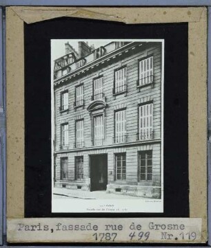 Paris, Façade Rue de Crosne 119
