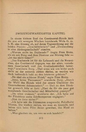 Zweiundzwanzigstes Kapitel