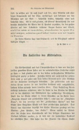 264-281 Die Kaiseridee des Mittelalters : Fortsetzung