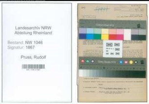 Entnazifizierung Rudolf Pruss , geb. 10.05.1921 (Baecker)