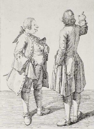 Karikatur des Senior Domenico Annibali