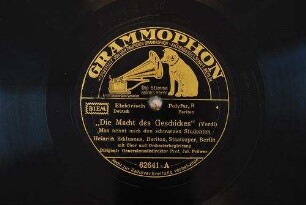 "Die Macht des Geschickes" : Man nennt mich den schwarzen Studenten / (Verdi)