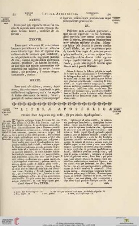 Literae Apostolicae