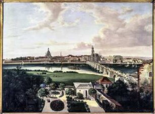 Blick vom Quandt'schen Garten nach der Altstadt