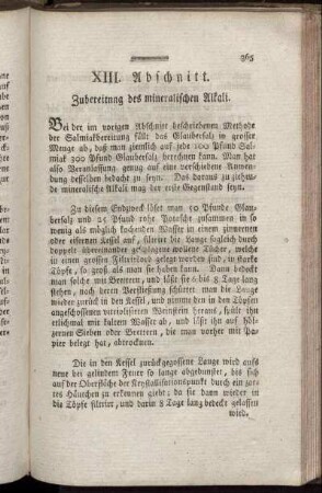 XIII. Abschnitt. Zubereitung des mineralischen Alkali.