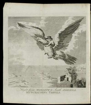 The Baron's Flight on an Eagle