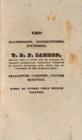 De aquae frigidae viribus, effectu et applicationis externa modo : Diss. inaug. med.