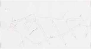 Straßenkonzept für den Zentralen Bereich, Berlin Schinkelwettbewerb 1983: Teil-Lageplan 1:1000