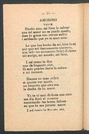 Amoroso : Valse