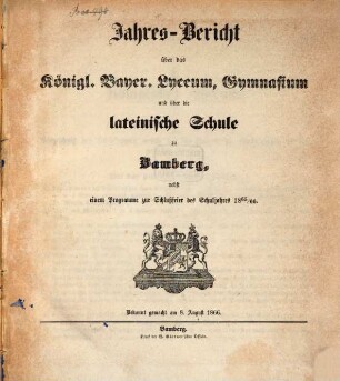 Die Bamberger Gärtnerei, ein Theil der freien Wirthschaft