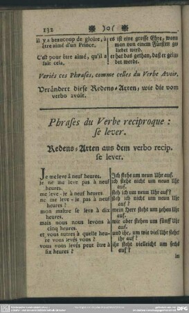 Redens-Arten aus dem recip. se lever