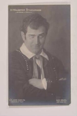 Rollenbildnis Woldemar Staegemann im "Barbier von Sevilla"