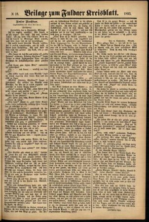 Zweite Ausgabe vom Samstag, den 11. Februar 1893.