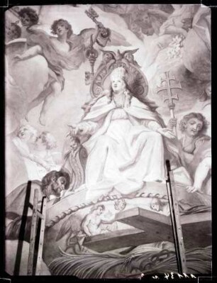 Klosterkirche; Kuppeldetails nach der Restaurierung