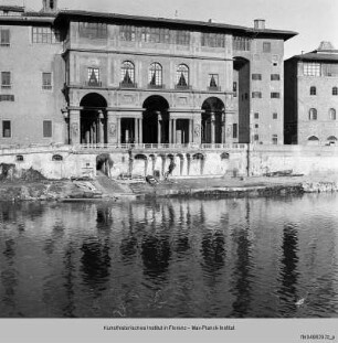 Uffizien, Fassade, Südseite, Florenz