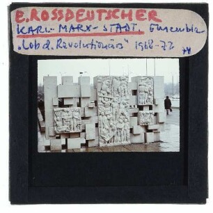 Chemnitz, Roßdeutscher, Lob des Revolutionärs