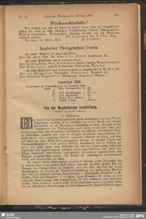 Von der Magdeburger Ausstellung